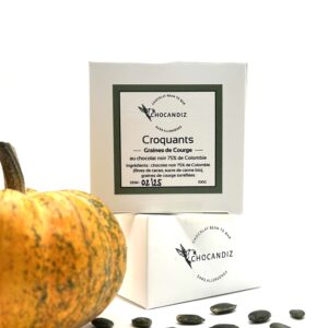 Croquants chocolat noir 75% graines de courge